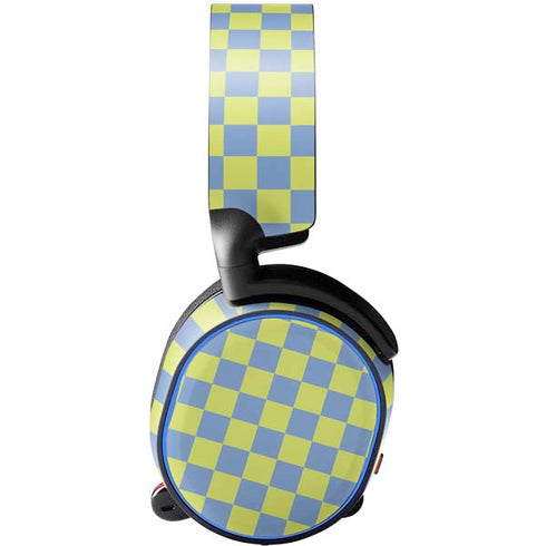Neon Checkered SteelSeries Arctis 3 Skin